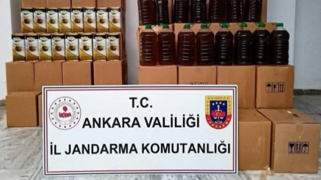 Ankara'da tütün kaçakçılığı operasyonunda: 36 bin 800 makarna ve 54 kilo nargile kömürü ele geçirildi