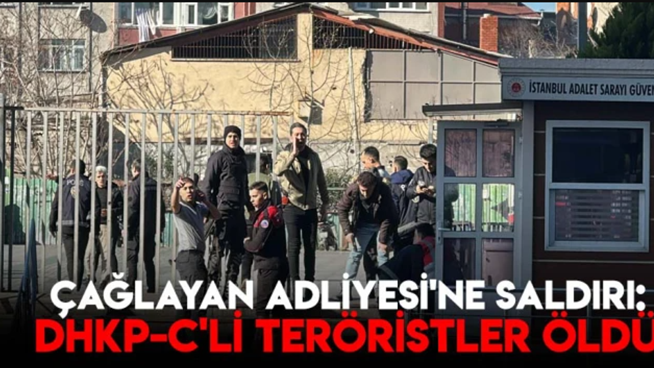 SON DAKİKA! Çağlayan Adliyesi'ne saldıran 2 DHKP-C'li terörist öldürüldü