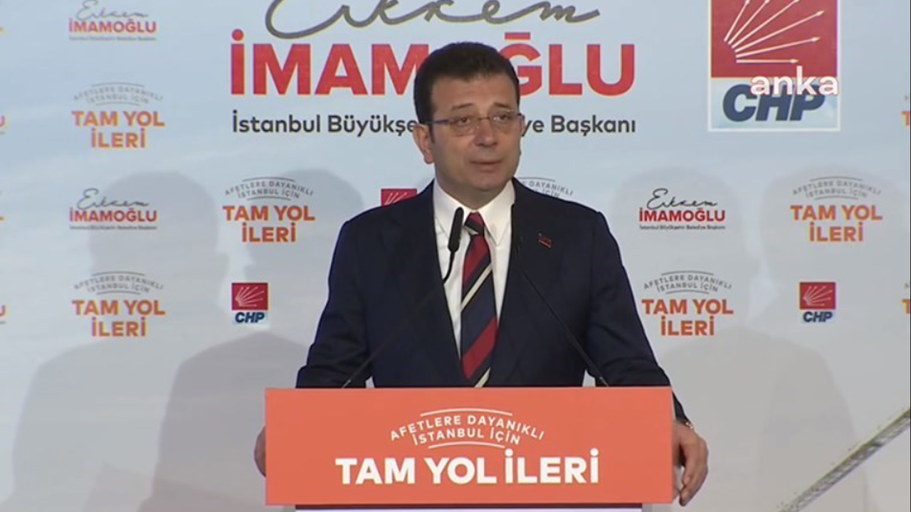 İmamoğlu, Afetlere Karşı Dayanıklı İstanbul Projesini Tanıttı