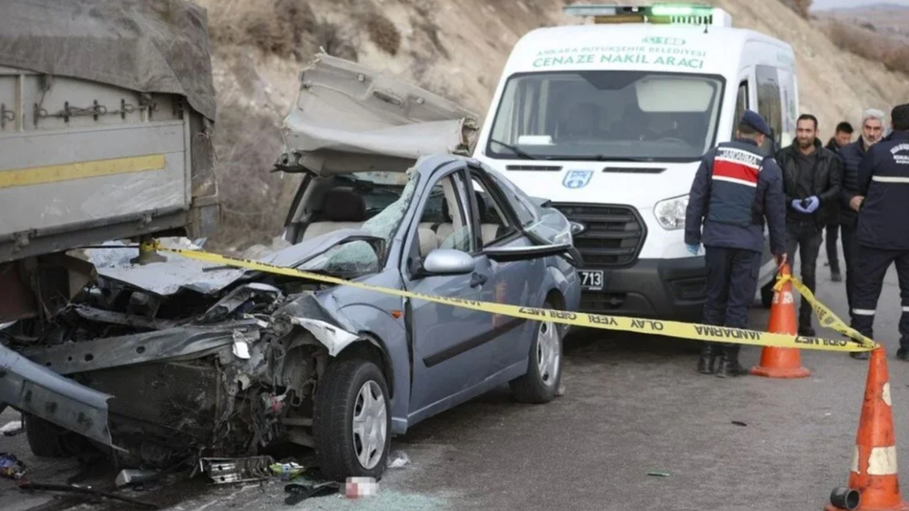 Ankara'da kaza: Aynı aileden 2 ölü, 4 yaralı