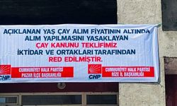 CHP'nin 'çay kanunu' afişleri toplatıldı