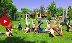 Parkta yoga yapan kadınlara güvenlik engeli! CİMER’e şikayet etmişler