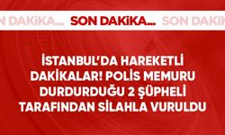 İstanbul Fatih'te polis, durdurduğu araçtaki 2 şüpheli şahıs tarafından silahla vuruldu