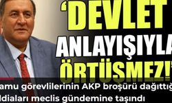 Kamu görevlilerinin AKP broşürü dağıttığı iddiaları meclis gündemine taşındı