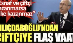 Kılıçdaroğlu'ndan çiftçiye flaş vaat: Esnaf ve çiftçi kazanmazsa ülke kazanmaz