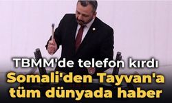 TBMM'de telefon kırdı: Somali'den Tayvan'a tüm dünyada haber