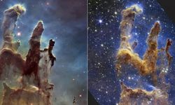 Webb uzay teleskobu Yaratılış Sütunları'nın yeni görüntülerini çekti
