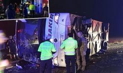 Diyarbakır'daki feci kazada yolcu otobüsü devrildi: 5 ölü, 22 yaralı!