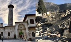 Hatay'daki 1400 yıllık cami depremde enkaza döndü