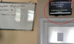 Muayene odasının girişine Erdoğan’ın sözlerini yazan hekime soruşturma