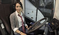 Zonguldak'ta hosteslik yaptığı şehirlerarası otobüsün kaptanı oldu