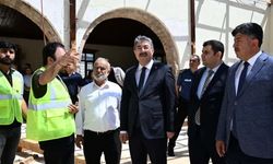 Vali Dr. Erdinç Yılmaz, Depremde Hasar Gören Ağcabey Camii’nde İncelemelerde Bulundu