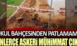 Okul Bahçesinden Binlerce Patlayıcı Çıktı!