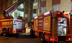 Kayseri'de 3 katlı binada yangın çıktı!