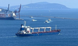 Tahıl gemisi Ukrayna'dan İstanbul Boğazı'na Geçiş Yaptı