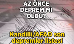 Antalya'da Deprem Mi Oldu? 25 Ekim 2023 Kandilli ve AFAD Son Depremler Listesi...