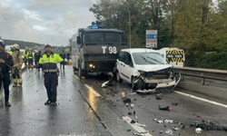 Freni Tutmayan TOMA'nın Karıştığı Zincirleme Kaza: 14 Araç Zarar Gördü