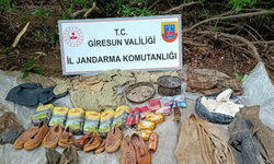 Giresun'da Bölücü Terör Örgütü PKK'ya Ait Sığınak Bulundu!