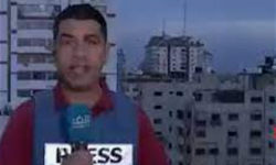 İsrail-Gazze Savaşı Devam Ediyor! Canlı Yayında Muhabirin Korku Dolu Anları!