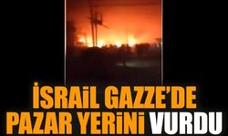 İsrail oyunu ortaya çıktı! İsrail'den Gazze'de pazar yeri katliamı