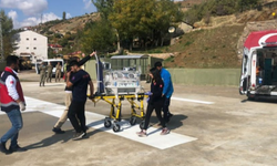 Şemdinli'de yeni doğan bebek ambulans helikopterle Van'a sevk edildi