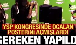 Yeşil Sol Parti Kongresinde Öcalan Posterini Açan 2 Kişiden 1'i Tutuklandı!