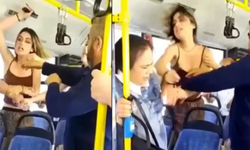 Ankara'da Belediye Otobüsünde Kadınlar Arasında Kavga: Olay Anları Kameralarda