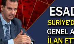 Suriye Devlet Başkanı Beşar Esad ülkede genel af ilan etti!