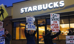 New York'ta Starbucks işçileri işlerinden ayrılarak greve çıktı!