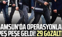 Samsun'da Zehir Tacirleri Yakalandı! 29 Gözaltı!