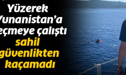 Yunanistan’a Yüzerek Geçmeye Çalışan Kaçak Göçmen Yakalandı!