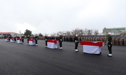 Pençe-Kilit Harekatı bölgesinde şehit 6 askerimiz için Şırnak'ta tören yapıldı