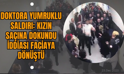 Hastanede doktora yumruklu saldırı anları  kamerada!