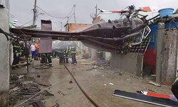 Brezilya'daki  helikopter kazasında 1 kişi öldü, 3 kişi yaralandı!