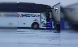 Son dakika haberi... Kars'ta yolcu otobüsü kaza yaptı: Ölü ve yaralılar var