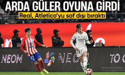 Arda Güler maça girdi Real Madrid'in kaderi değişti
