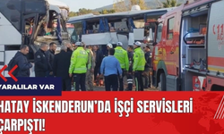 İskenderun'da Trafik Kazası! İki servis otobüsü çarpıştı: 6 Yaralı!