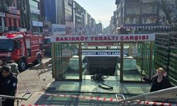 Bakırköy yer altı çarşısında yangın çıktı: 2 kişi hastaneye kaldırıldı