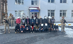 Bitlis'te kaçak göçmenlere düzenlenen operasyonda 18 kişi yakalandı!