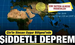 Sincan Uygur Özerk Bölgesi'nde 7,1 büyüklüğünde deprem
