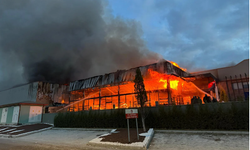 Kütahya'da Porselen Fabrikasında Yangın
