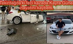 Tekirdağ'da otomobil kamyonun altına girdi: 1 kişi hayatını kaybetti