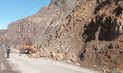 Tunceli-Erzincan karayolunda heyelan yaşandı!