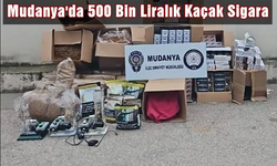 Bursa'da kaçakçılık operasyonu: 500 bin lira malzeme yakalandı
