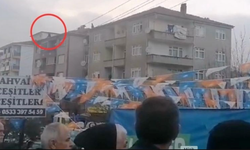 Zonguldak'ta miting yapılırken bir kişi intihar etmeye çalıştı