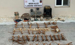 Mersin'de tarihi eser kaçakçılığı operasyonunda 5 şüpheli yakalandı