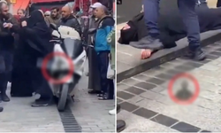 Fatih'te sokak ortasında bir kadın dayak yedi: 50 liramı ver lan