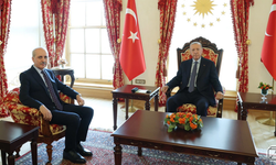 Cumhurbaşkanı Erdoğan TBMM Başkanı Kurtulmuş'u kabul etti