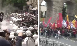 Saraçhane'den Taksim'e 1 Mayıs kortejine biber gazlı müdahale!