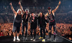 Efsanevi rock grubu Scorpions İstanbul'da büyük ilgi gördü!